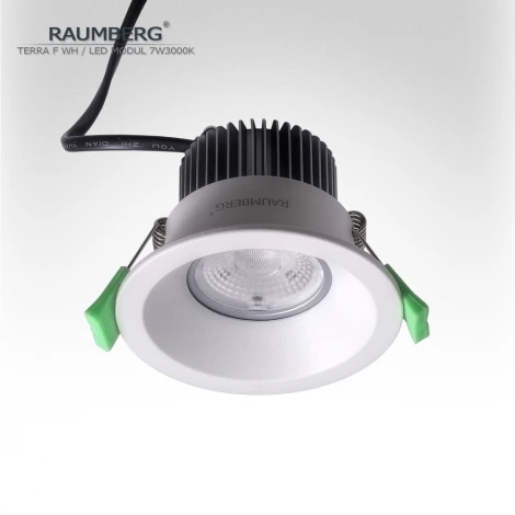 Встраиваемый светильник Raumberg Terra F TerraF\Wh\7W3000K White Led 7w 3000K