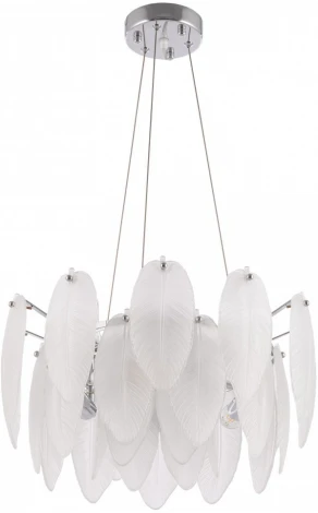 Подвесная люстра Arte Milano AM-4653 4653.D450.H240.E14.5 Ni (220V, на тросе, перо)