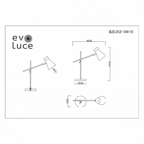Настольная лампа Alfeo SLE1252-504-01 Evoluce (220V, выключатель)
