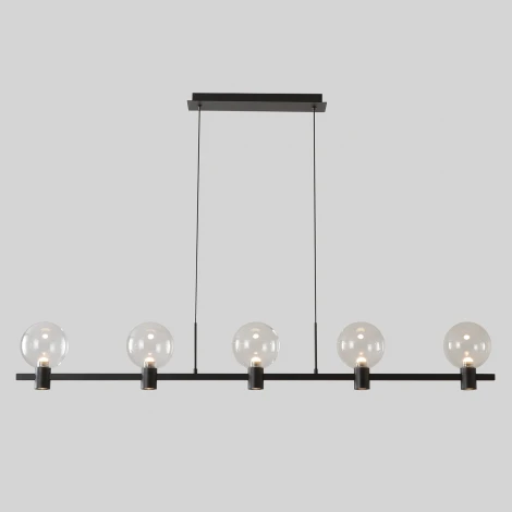 Подвесной светильник шарики Crystal Lux DUET SP35W LED BLACK