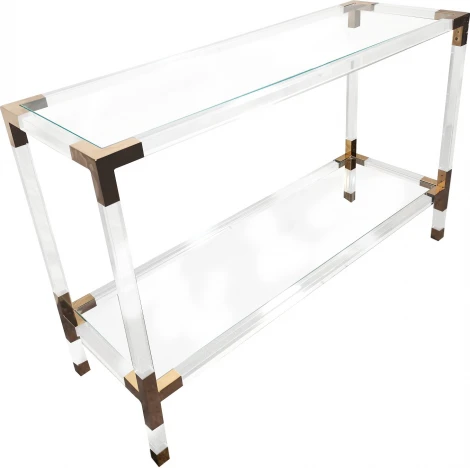 Консоль IST-CASA Роялти MH-1780ST, 120х40х76 см, прозрачный