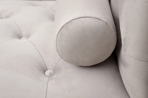 Диван Garda Decor SANREMO-2K-Colt030 (Черный/Серый)