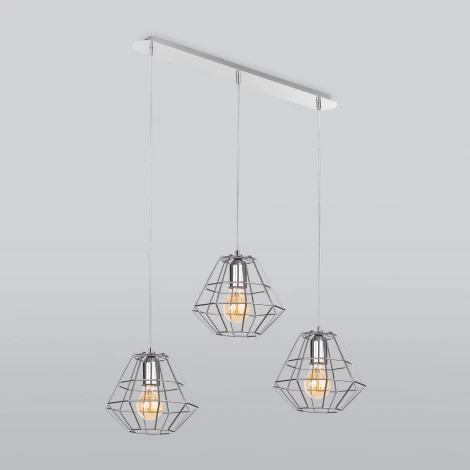 Подвесной светильник TK Lighting Diamond Silver 4205