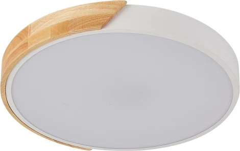 Потолочный светильник светодиодный Natali Kovaltseva Scandinavian LED LAMPS 81181 с пультом ДУ, моб. приложением 120W, белый, LED