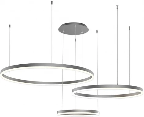 Подвесной светильник светодиодный диммируемый с пультом Kink Light Тор 08223,12PA(4000K) (регулировка яркости, 220V, умный дом - LampSmart, на тросе, кольцо)