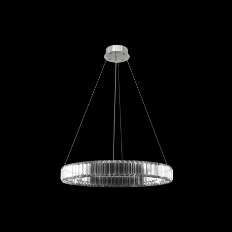 Подвесной светильник Crystal ring 10135/600 Chrome Loft It (LED, 220V, на тросе, кольцо)