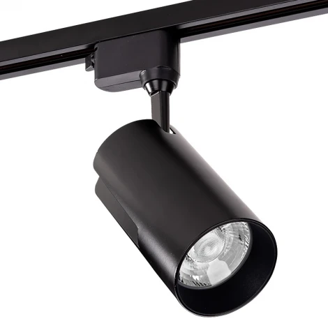 Трековый светодиодный светильник однофазный Wolta WTL-50W/01B 220V 50Вт 4000К IP40 черный