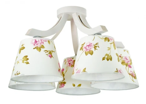 Потолочная люстра Дубравия Морис розы 237-11-25