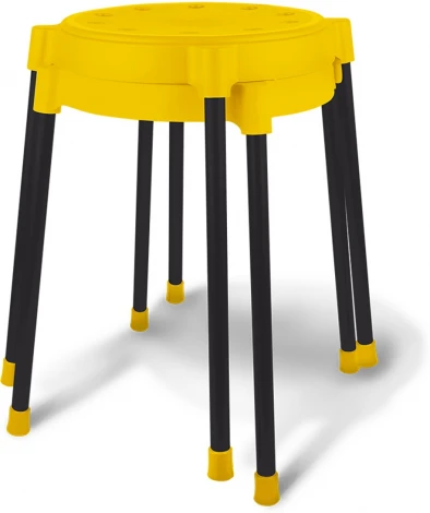 Табурет Sheffilton SHT-S36 желтый/черный
