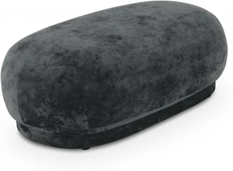 Банкетка Lucca ОГОГО (арт.823153), (Ткань,Велюр/Черный)