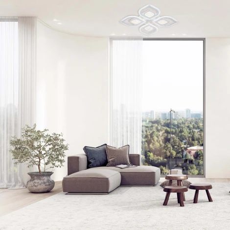 Потолочная люстра с таймером Escada Hydria 10227/4LED (220V, пульт управления, цветы, лепестки)