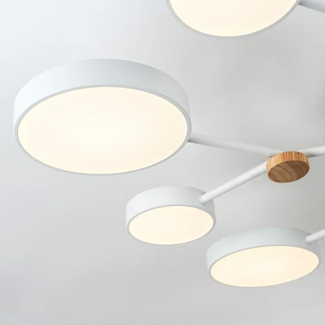 Потолочная люстра светодиодная с пультом с регулировкой цветовой температуры LED4U LED4U L3201-960 WT