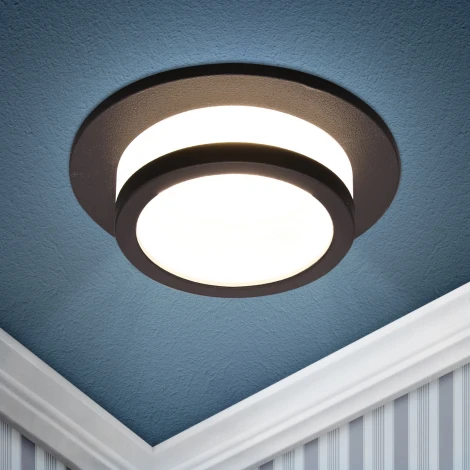 Встраиваемый точечный светильник ЭРА KL89 BK (12V, круглые)