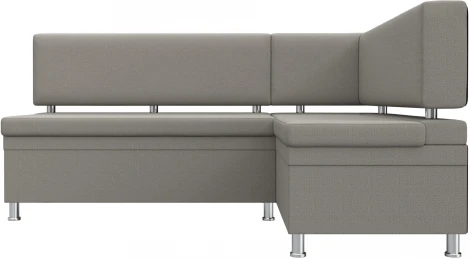 Диван кухонный угловой Стайл правый угол (Бежевый/Рогожка) Лига Диванов арт.122524