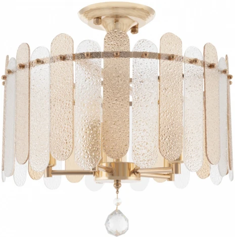 Потолочная люстра хрустальная на штанге Arte Milano Sorrento-3109 373109/5/80/390 GD (220V)