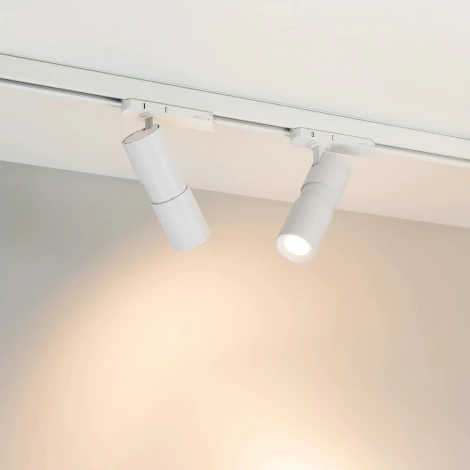 Трековый светильник трехфазный LED LGD-ARTEMIS-TRACK-4TR-R55-12W Warm3000 (WH, 8-80 deg, 230V) (Arlight, IP20 Металл) 048322