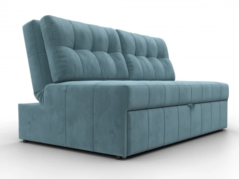 Диван прямой Лига-107 (140) (ЛДСП,Брус,Фанера,Велюр/Бирюзовый) Лига Диванов 134907