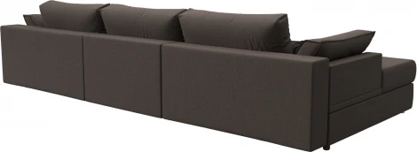 Диван угловой Пекин Long угол левый Лига Диванов (Рогожка) арт.122940L