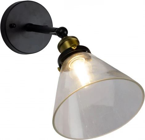 Бра AM Group AM605 AM6056-1W BK+CL (220V)