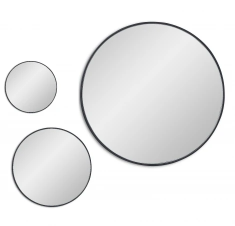 Mars Black Сет из 3-х зеркал Ø55, Ø30, Ø20 см Art-Zerkalo SM015BL 13759