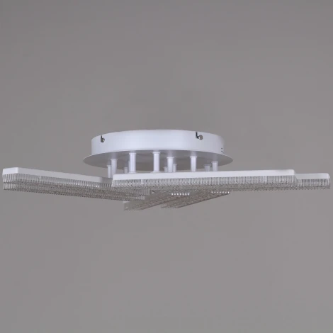 Потолочная люстра светодиодная на штанге с пультом регулировкой яркости и цветовой температуры Reluce 03446-3.3-06C WH (220V)