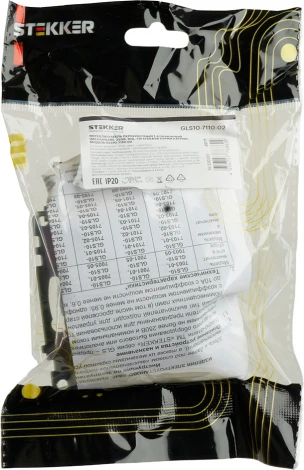 Переключатель одноклавишный перекрестный (шампань) Stekker Катрин 49179