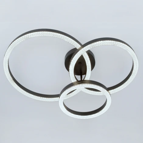 Потолочная люстра на штанге светодиодная с пультом ЭРА Bloom CLL-1-110-RC BK