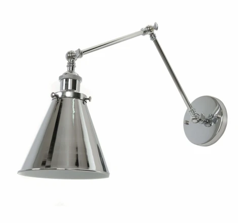 Бра на гибкой ножке Lumina Deco Rubi LDW B007-2 CHR (220V)