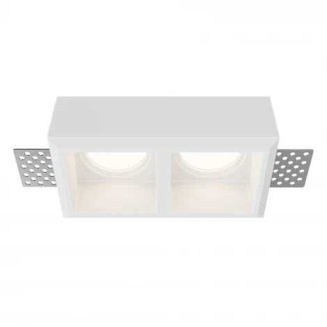 Встраиваемый светильник Maytoni Technical Gyps Modern DL131-GU10-02-W