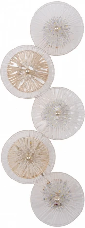 Бра светодиодное Arte Milano AM-1252B 5.1252B.D250.H600.LED G (220V, круглые)