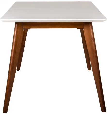 Стол R-Home Лунд раскладной 140-180 ОРЕХ-Белый