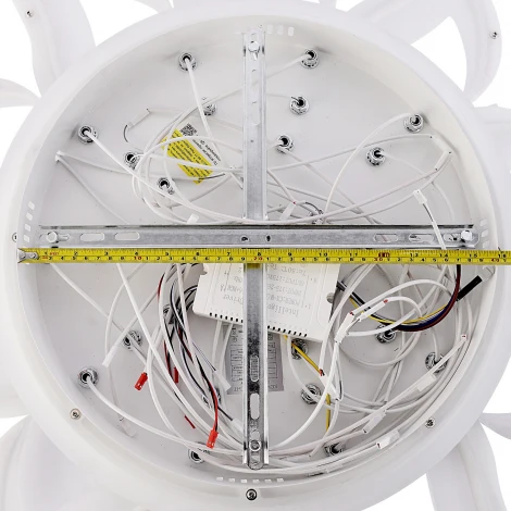 Потолочная люстра (+ночной режим) светодиодная с пультом ДУ 270W с RGB, белый, LED Natali Kovaltseva Olimp LED LAMPS 81437 (220V)