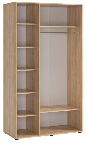 Зара Шкаф 3-створчатый 2 Mebelson (ЛДСП/Дуб сонома,Белый) арт.SMZ-10.1623