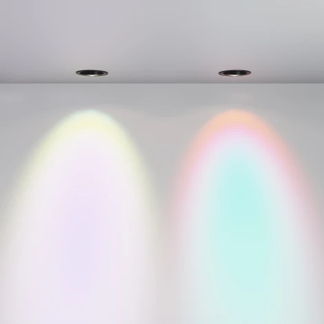 Встраиваемый светильник Maytoni Lens DL105-12W4K-B (LED, 220V, круглые, IP44)