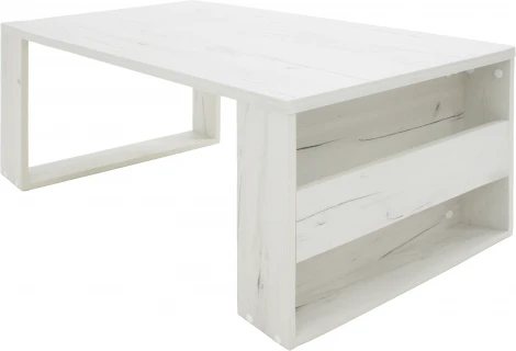 Стол журнальный BeautyStyle 25 дуб крафт белый/без стекла Mebelik арт.008898