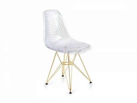 Стул Frank ОГОГО 811749 (прозрачный, золотистый)