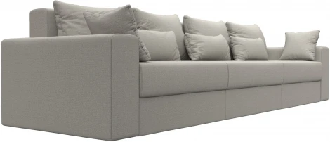 Диван прямой Майами Long (Бежевый/Рогожка) Лига Диванов арт.122679