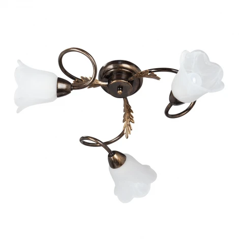 Потолочная люстра Vitaluce V1445/3PL (220V, цветы, листья)