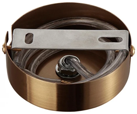 Подвесной светильник Lumion Gloriya 8272/1A латунь/бежевый/белый, металл/керамика/стекло Е14 1*40W 220V