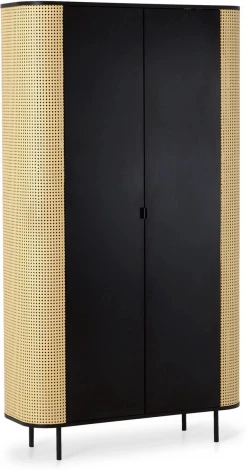 Шкаф Male ОГОГО (арт.829844), (МДФ/Бежевый,Черный)