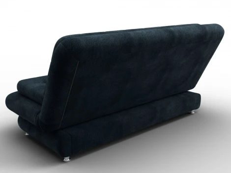 Диван-книжка Лига-123 (Металл,ЛДСП,Брус,Доска,Велюр/Графит) Лига Диванов 137624