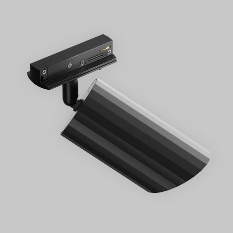 Трековый светильник Lipari Unity GU10 35Вт (однофазный) Maytoni Technical TR087-1-GU10-B (220V, круглые)