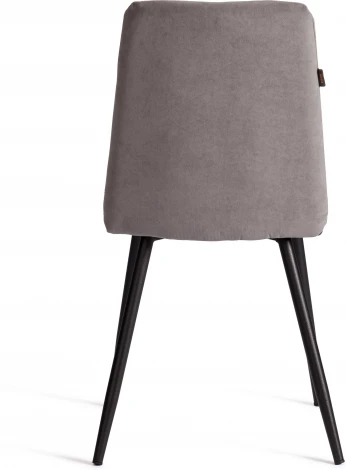 Стул обеденный Asti Tetchair (Флок/Серый,Черный) арт.24807