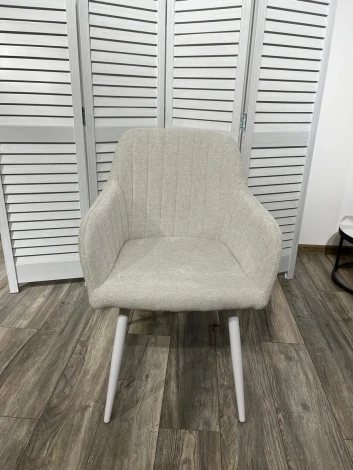 Стул M-City BRANDY WZ2042-18 белая галька/ белый каркас