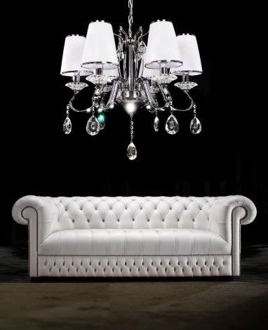 Подвесная люстра Lumina Deco Finezzia LDP 9267-6 CHR (220V, на цепи)