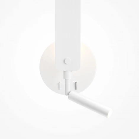 Настенный светильник для чтения со спотом и выключателем Maytoni Combo MOD214WL-L8W3K (LED, 220V)