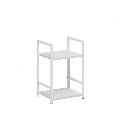 Стеллаж Leset Стилвуд 12 узкий, 2 полки 4687207095792 Металл, Белый