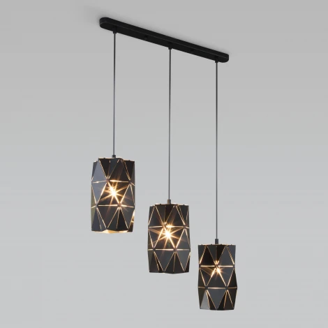 Подвесной светильник Eurosvet Reprise 50145/3 черный (220V, на проводе)