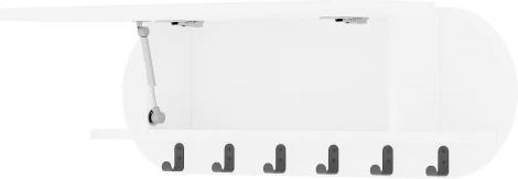 Вешалка для одежды KROMA HANGER LEVE (ЛДСП/Белый) арт.LEV01118