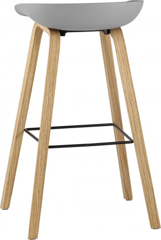 Стул барный LIBRA СЕРЫЙ 2 шт Stool Group (арт.УТ000038345)